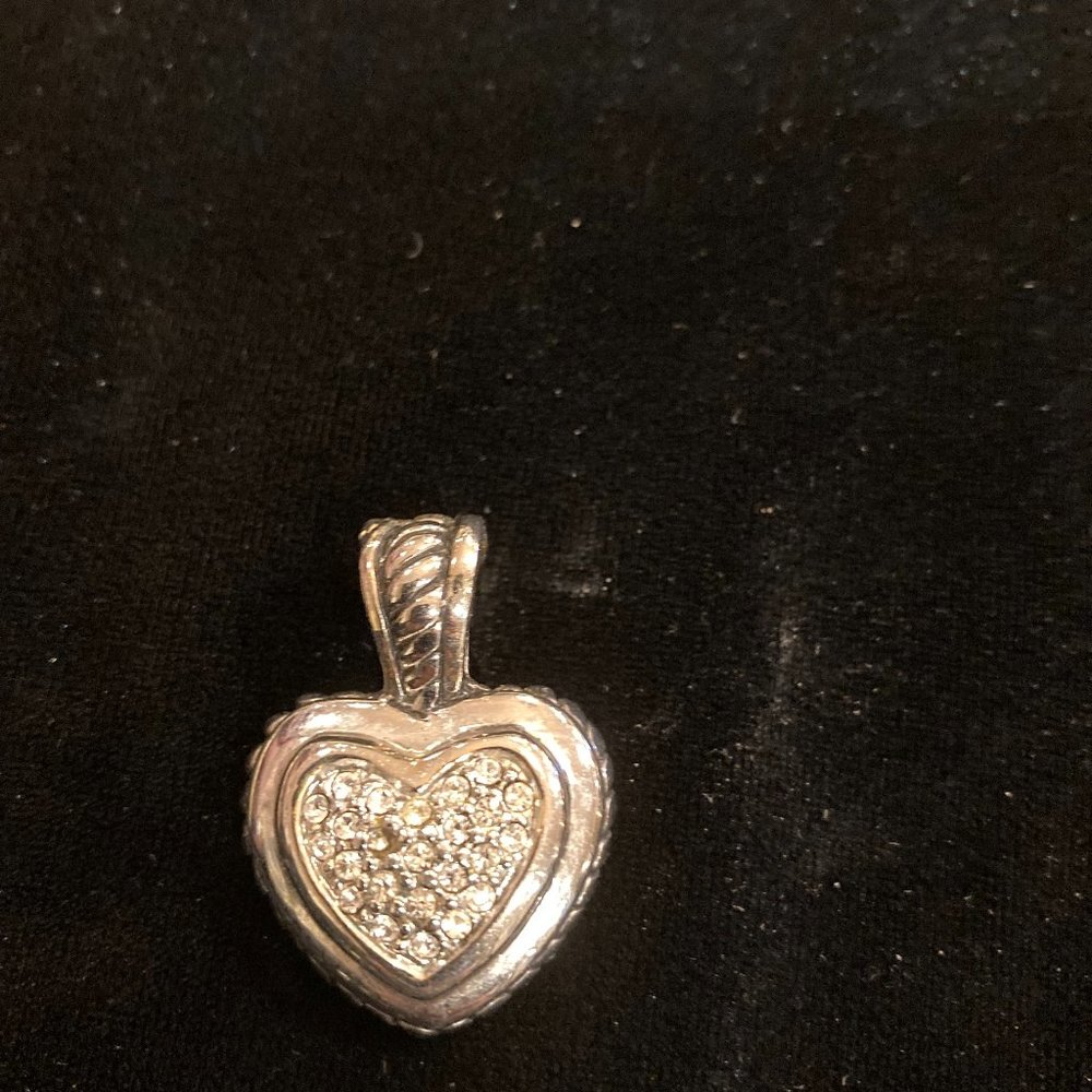 Heart Rhinestone Pendant